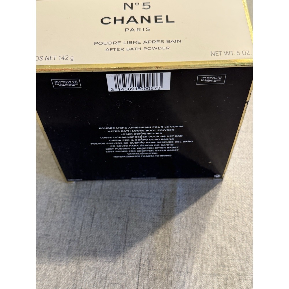 Chanel No. 5 Poudre Libre Apres Bain After Bath Powder 5oz / 142g Sealed Powder - Picture 5 of 10